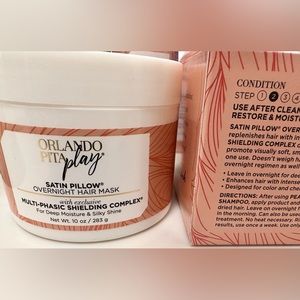 Satin Pillow™ Overnight Hair Mask, 10 oz. brand new in box. 1 for$25, 2 for $40.